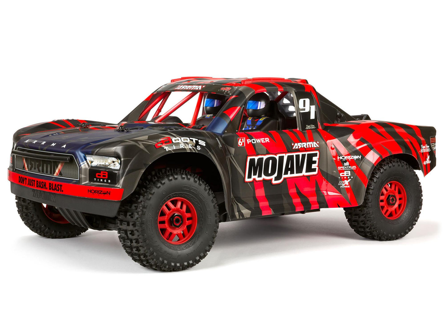 1/7 MOJAVE 6S 4X4 BLX Desert Truck RTR Red/Black
