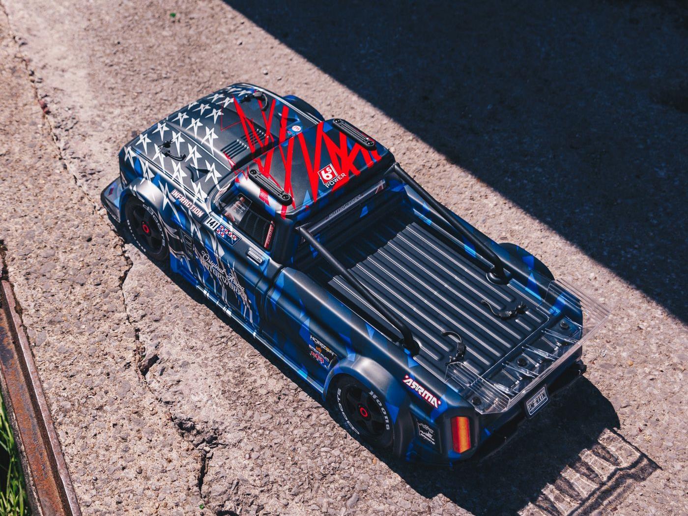 1/7 INFRACTION 6S 4X4 BLX Resto-Mod Truck RTR Blue