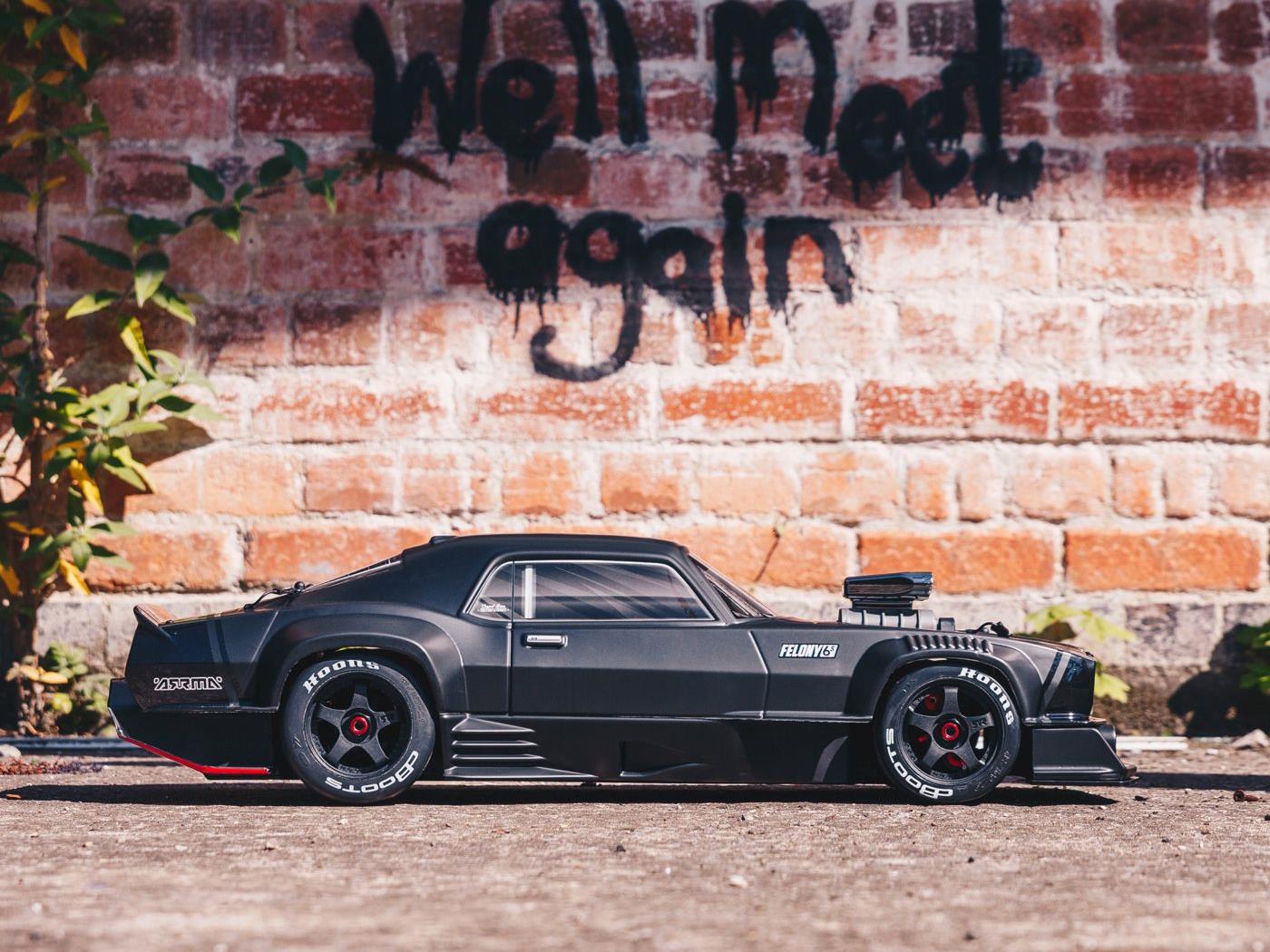 1/7 FELONY 6S 4X4 BLX Resto-Mod Muscle Car RTR Black