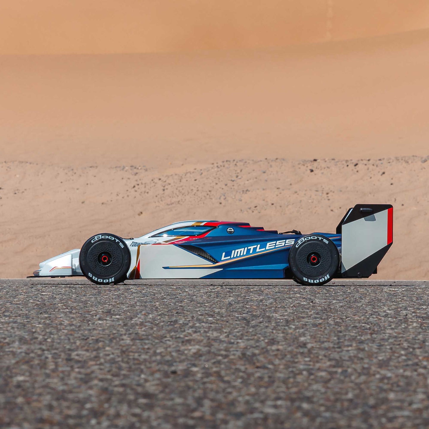 ** PREORDER 05-10-2025 ** 1/7 LIMITLESS 8S AVC 4X4 RTR BLX Street Speed, SPEED MACHINE White/Blue C-ARA7816T2