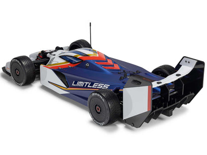 ** PREORDER 05-10-2025 ** 1/7 LIMITLESS 8S AVC 4X4 RTR BLX Street Speed, SPEED MACHINE White/Blue C-ARA7816T2