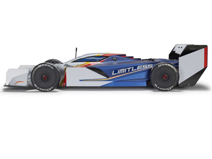 ** PREORDER 05-10-2025 ** 1/7 LIMITLESS 8S AVC 4X4 RTR BLX Street Speed, SPEED MACHINE White/Blue C-ARA7816T2