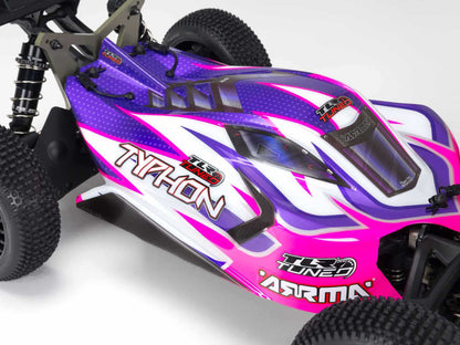 1/8 TLR TUNED TYPHON Race Ready Roller Pink/Purple