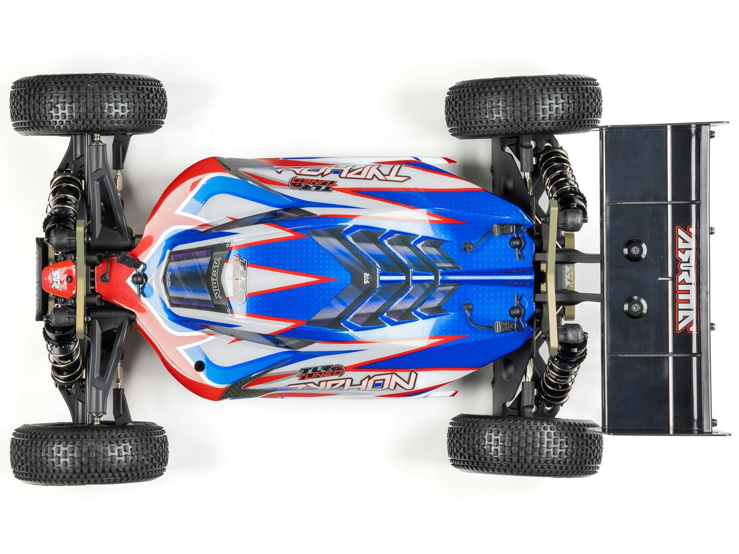 1/8 TLR TUNED TYPHON 6S 4X4 BLX Buggy RTR Red/Blue