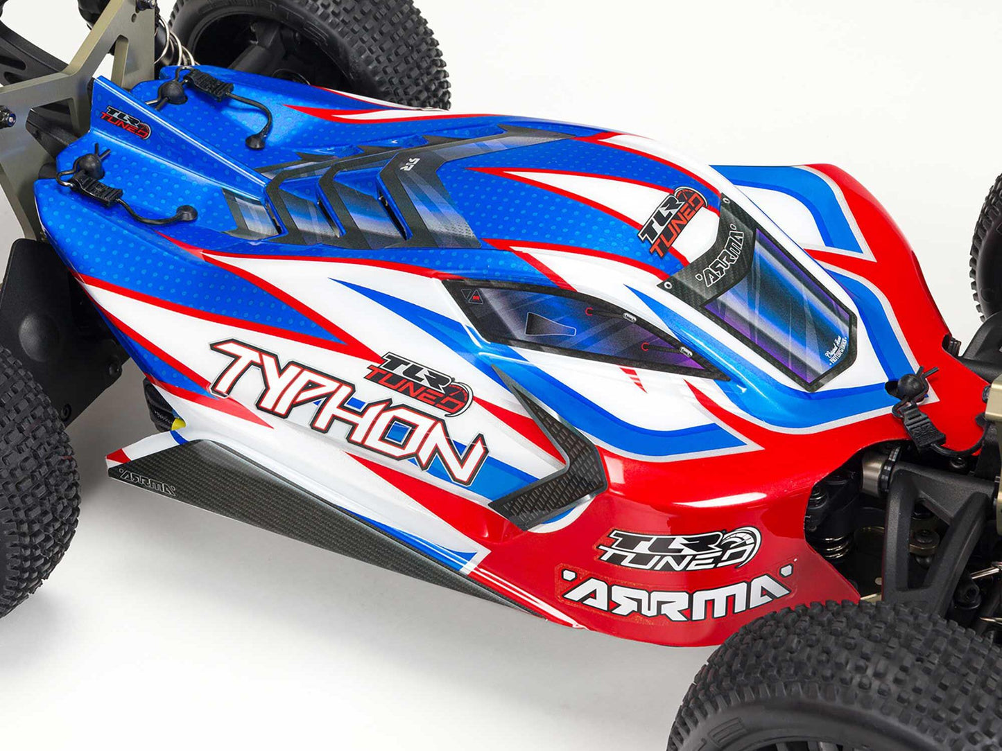 1/8 TLR TUNED TYPHON 6S 4X4 BLX Buggy RTR Red/Blue