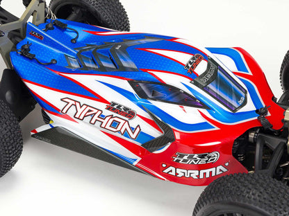 1/8 TLR TUNED TYPHON 6S 4X4 BLX Buggy RTR Red/Blue