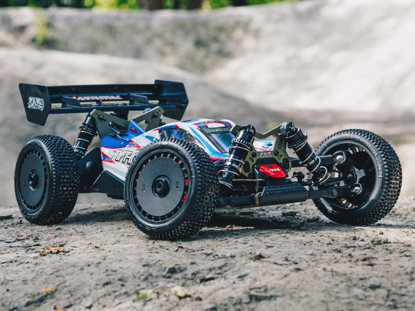 1/8 TLR TUNED TYPHON 6S 4X4 BLX Buggy RTR Red/Blue