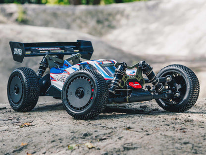 1/8 TLR TUNED TYPHON 6S 4X4 BLX Buggy RTR Red/Blue