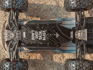 1/8 KRATON 6S V6 4X4 BLX Speed Monster Truck RTR Blue/Pink