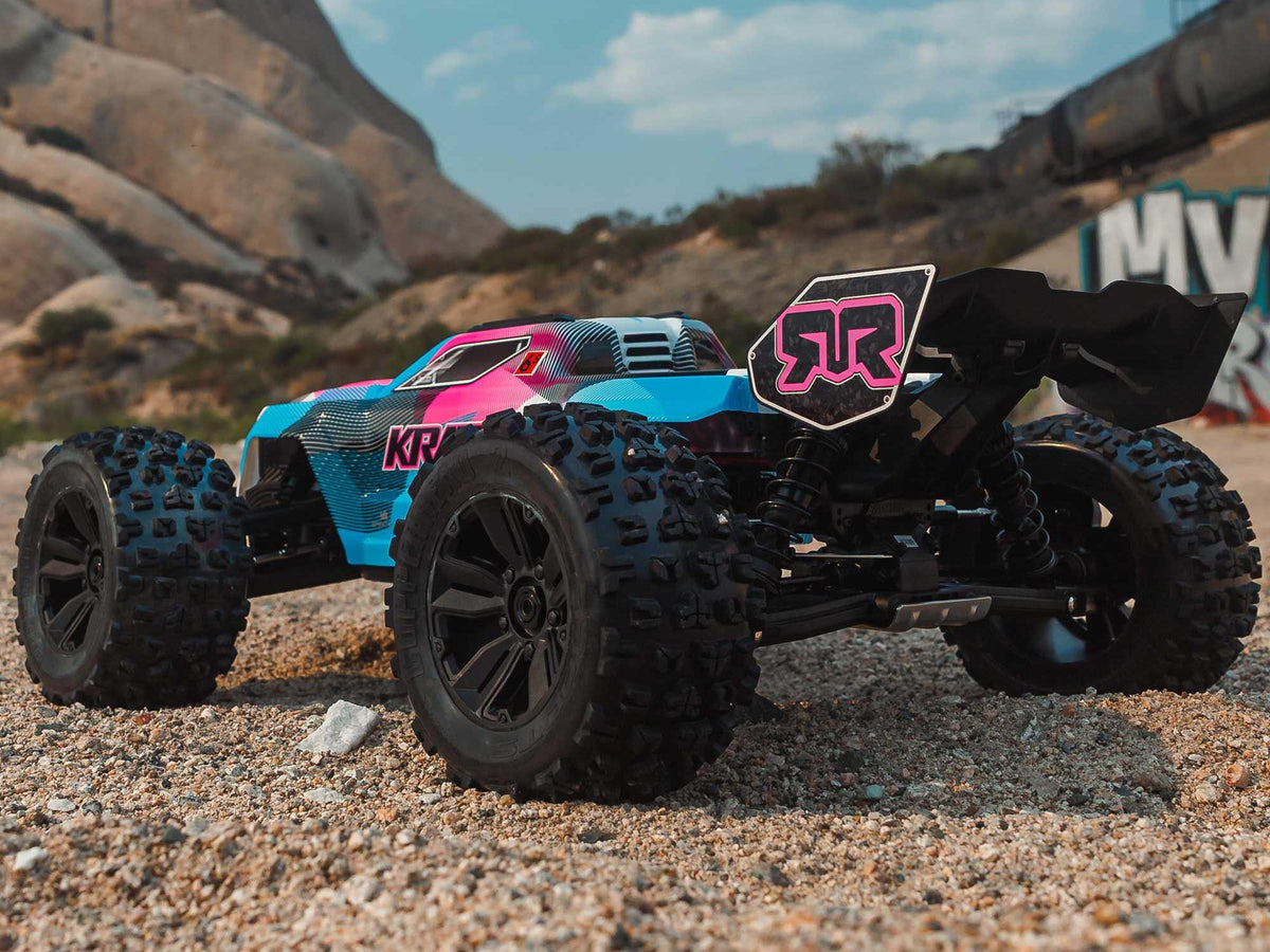 1/8 KRATON 6S V6 4X4 BLX Speed Monster Truck RTR Blue/Pink