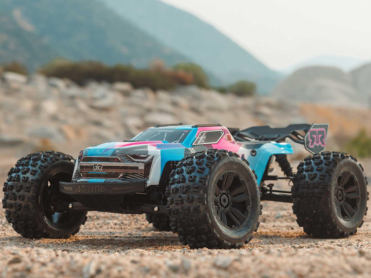 1/8 KRATON 6S V6 4X4 BLX Speed Monster Truck RTR Blue/Pink