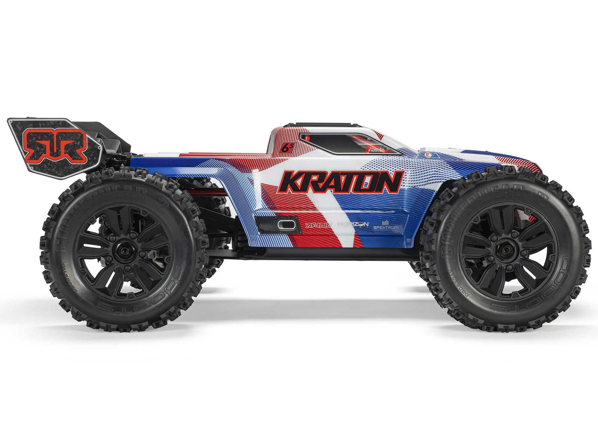 1/8 KRATON 6S V6 4X4 BLX Speed Monster Truck RTR Blue/Red