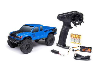 1/24 SCX24 Base Camp 4WD Rock Crawler RTR Blue