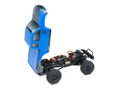 1/24 SCX24 Base Camp 4WD Rock Crawler RTR Blue