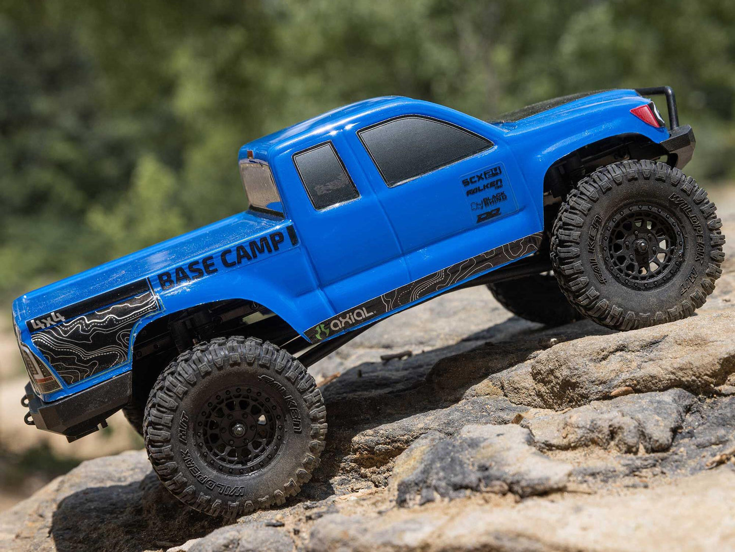1/24 SCX24 Base Camp 4WD Rock Crawler RTR Blue