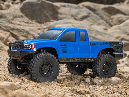 1/24 SCX24 Base Camp 4WD Rock Crawler RTR Blue
