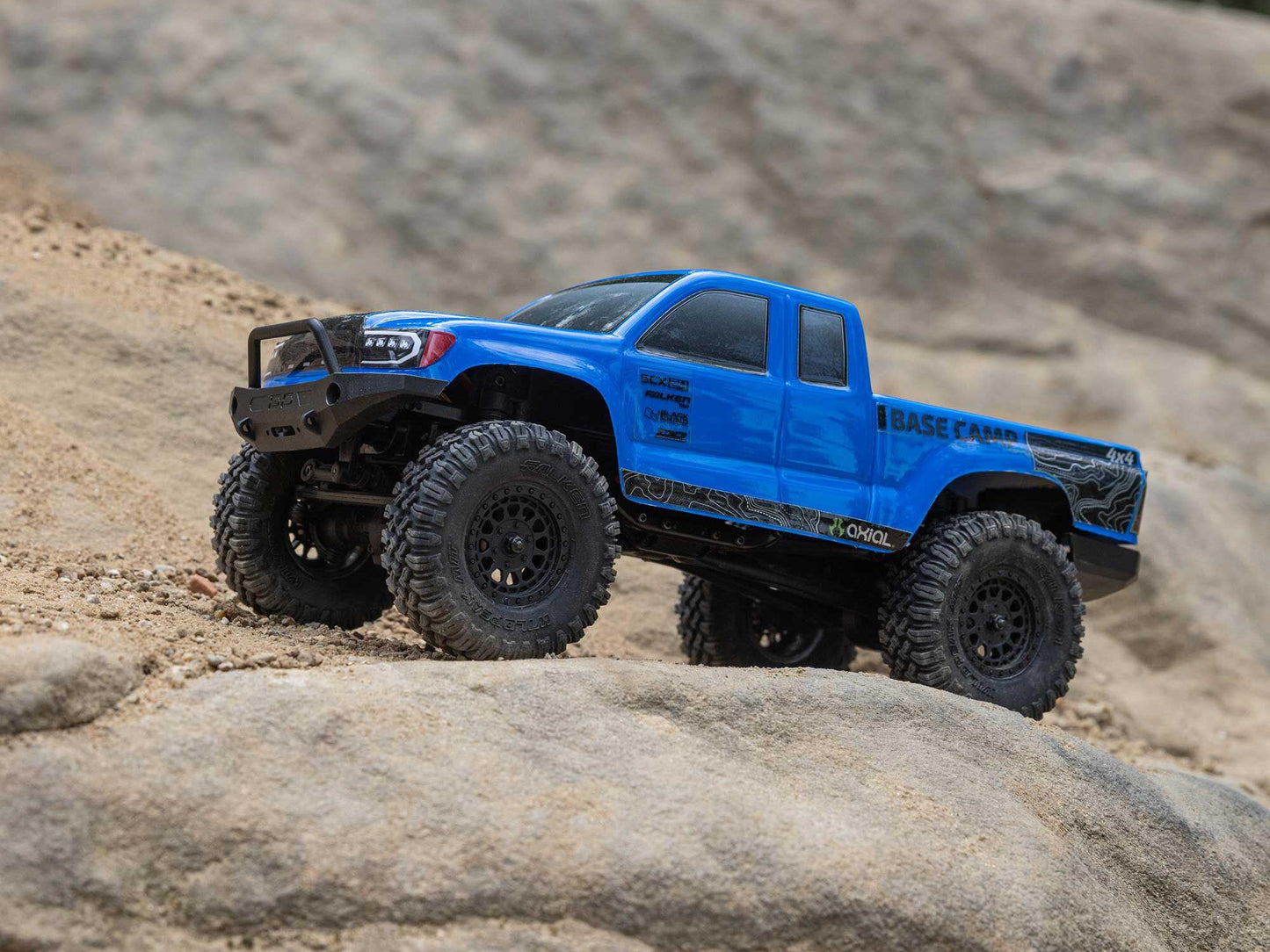 1/24 SCX24 Base Camp 4WD Rock Crawler RTR Blue