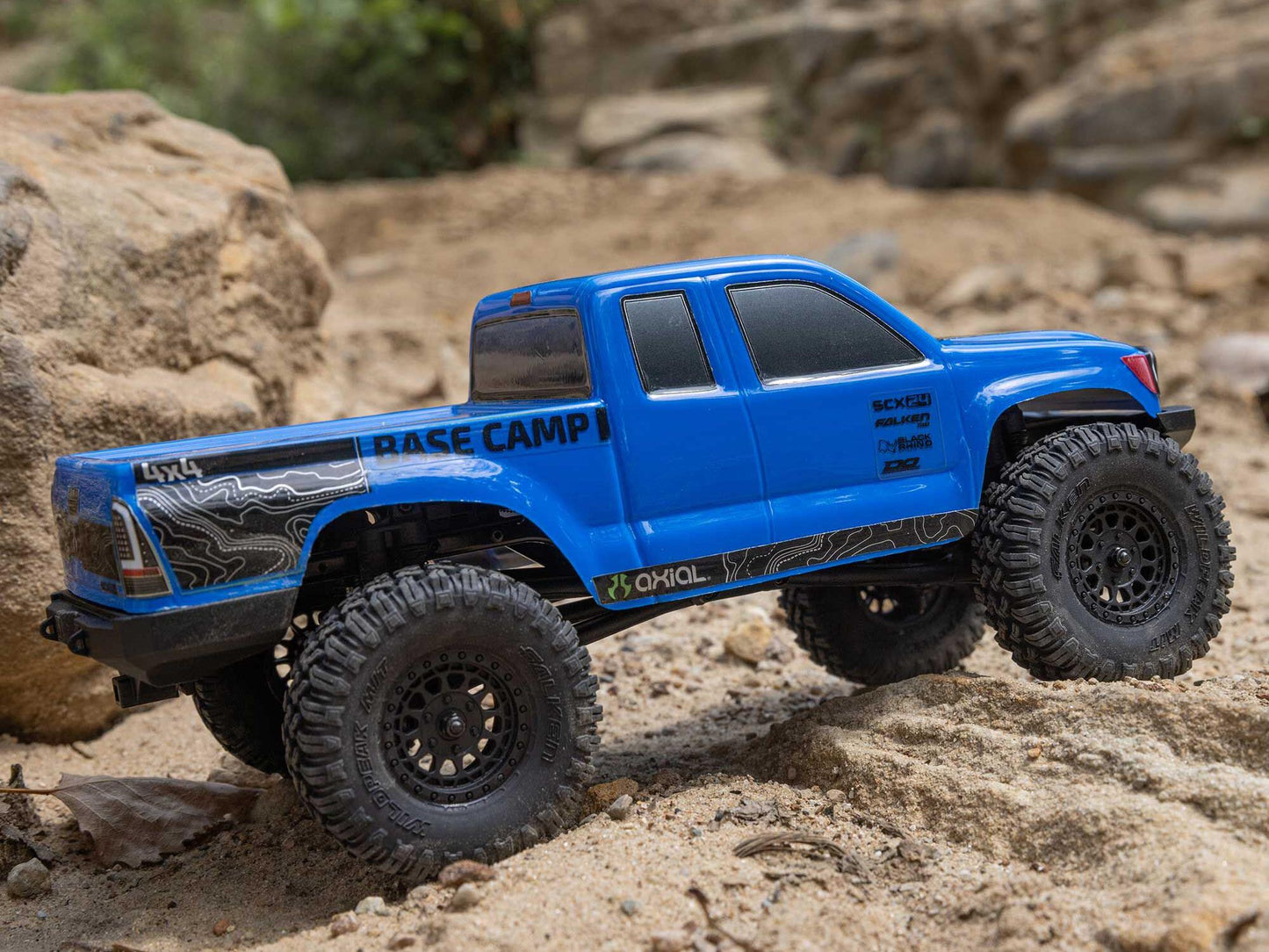 1/24 SCX24 Base Camp 4WD Rock Crawler RTR Blue