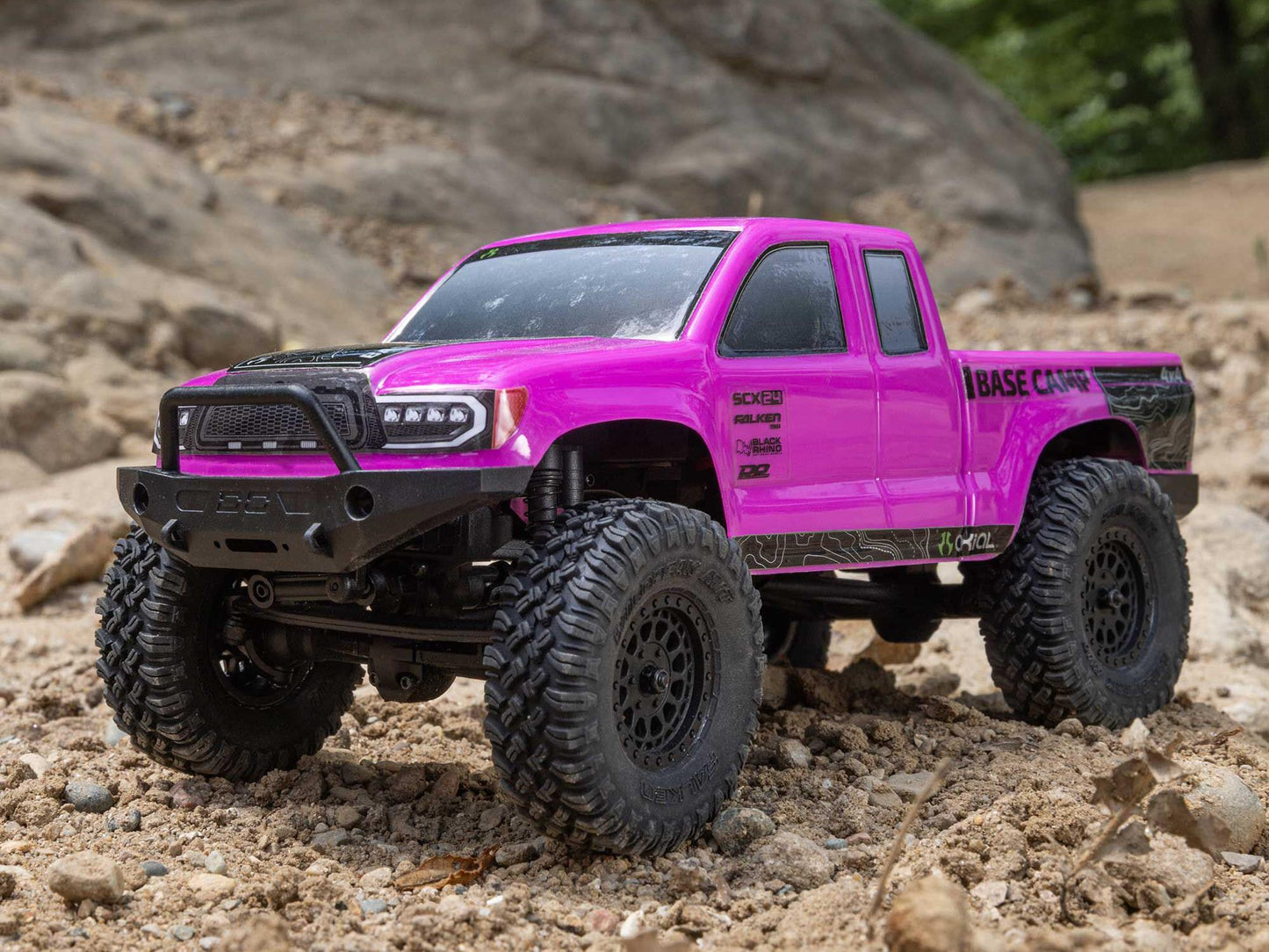 1/24 SCX24 Base Camp 4WD Rock Crawler RTR Pink