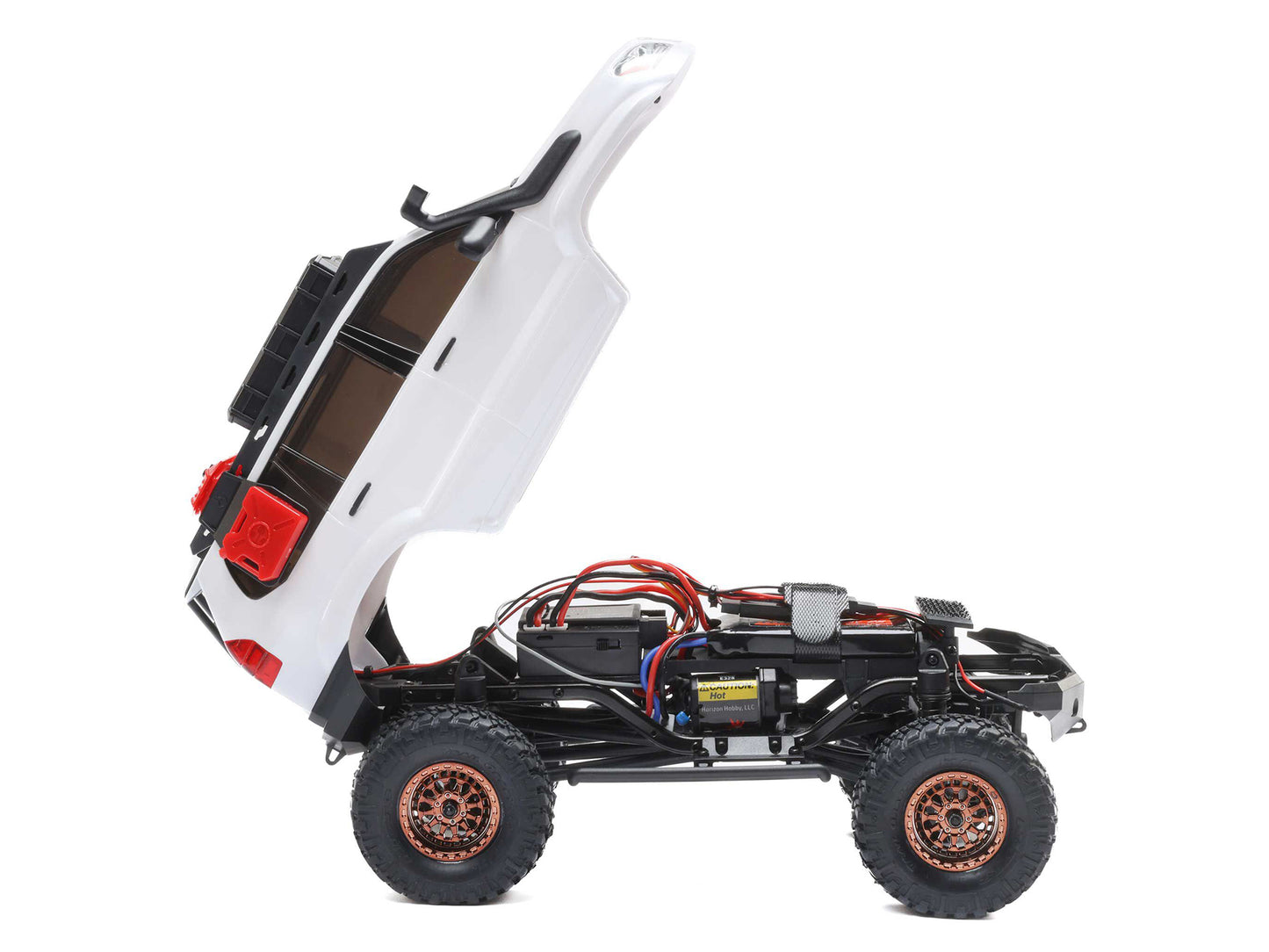 1/24 SCX24 Lexus GX 470 4WD Rock Crawler RTR White