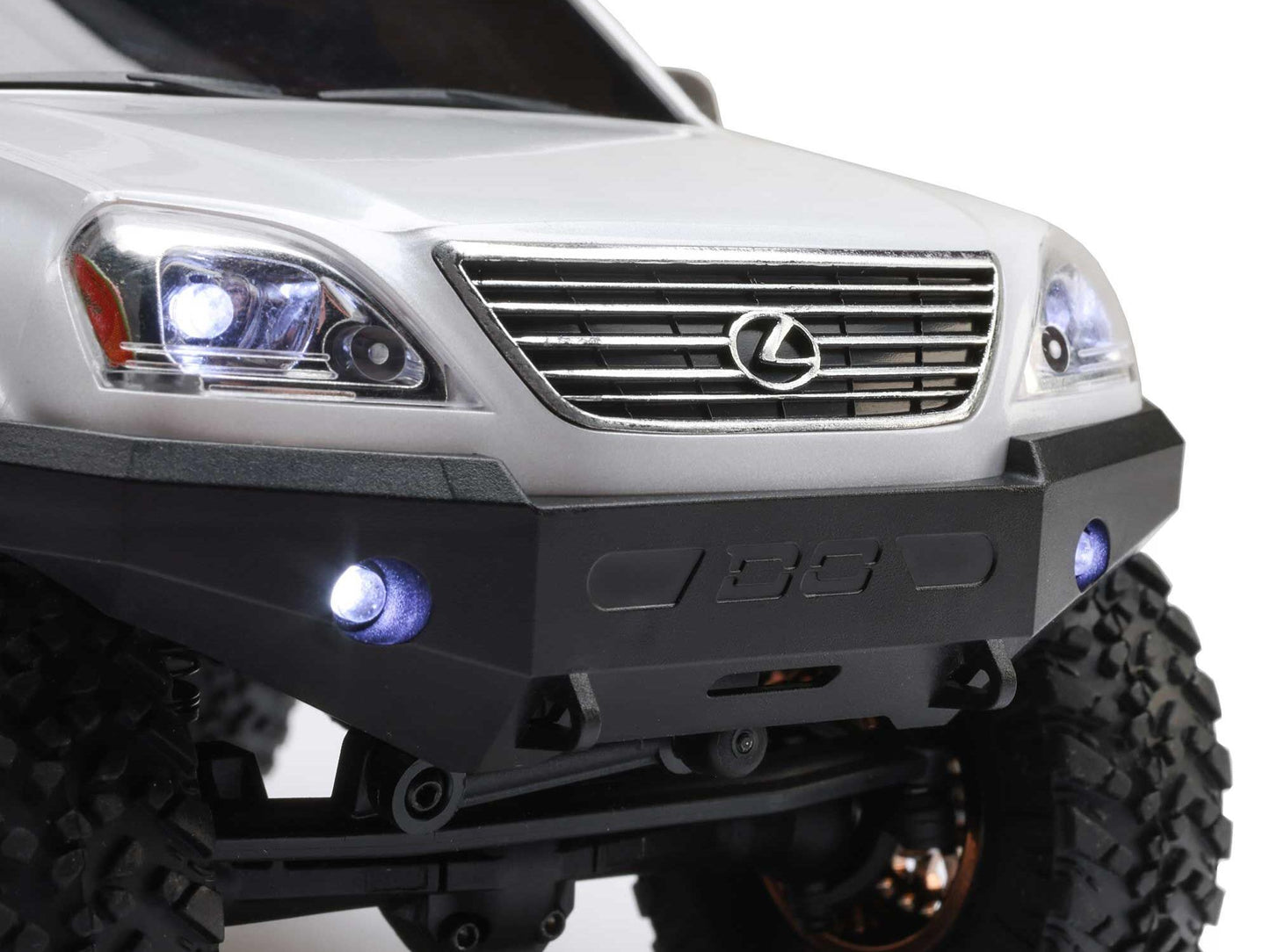 1/24 SCX24 Lexus GX 470 4WD Rock Crawler RTR White