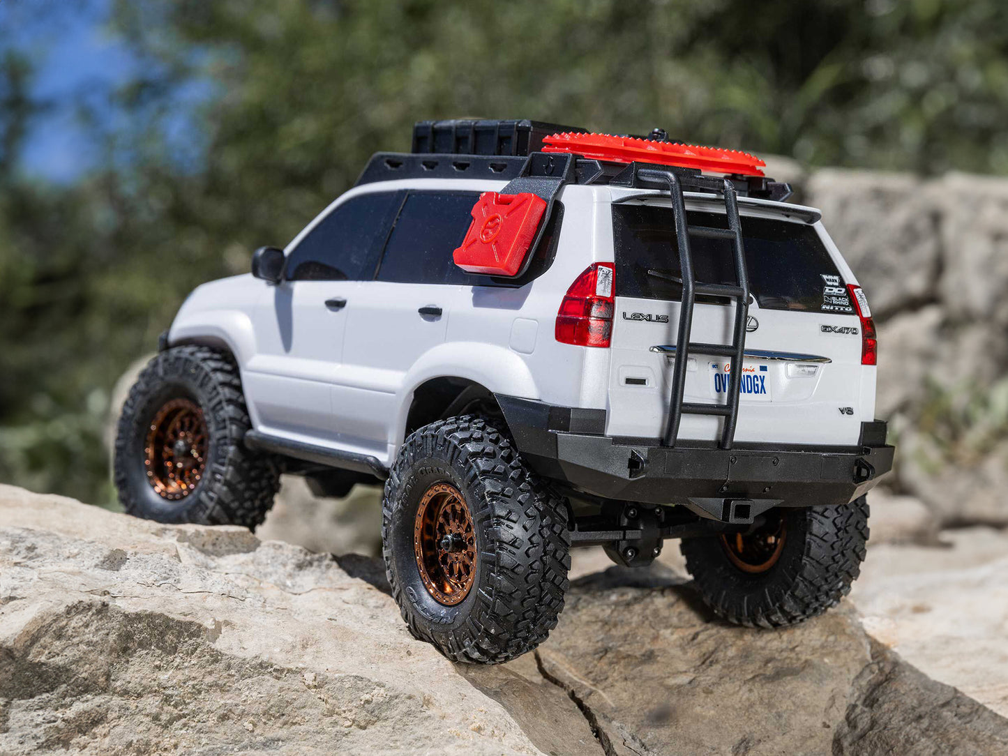 1/24 SCX24 Lexus GX 470 4WD Rock Crawler RTR White