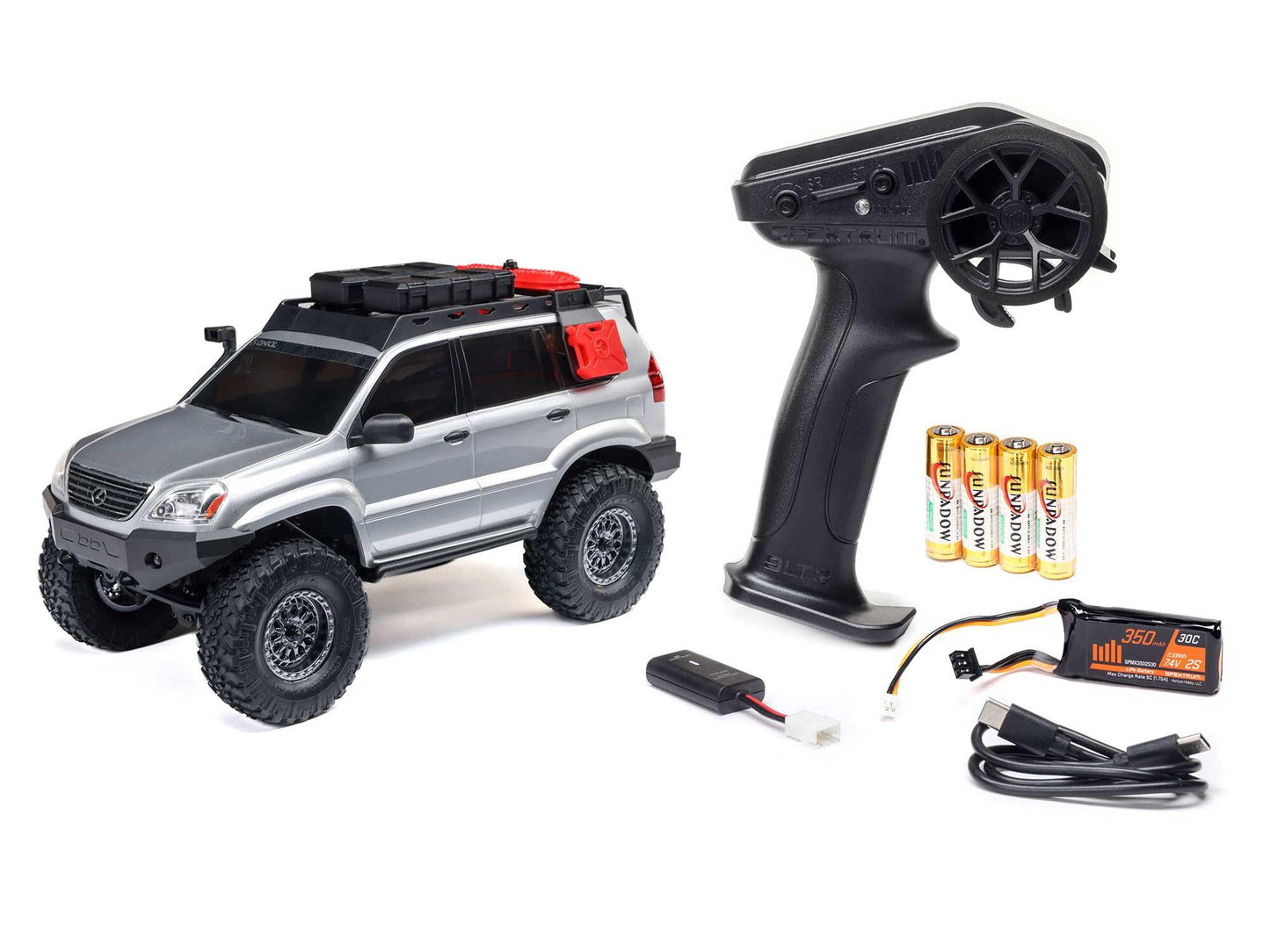 1/24 SCX24 Lexus GX 470 4WD Rock Crawler RTR Silver