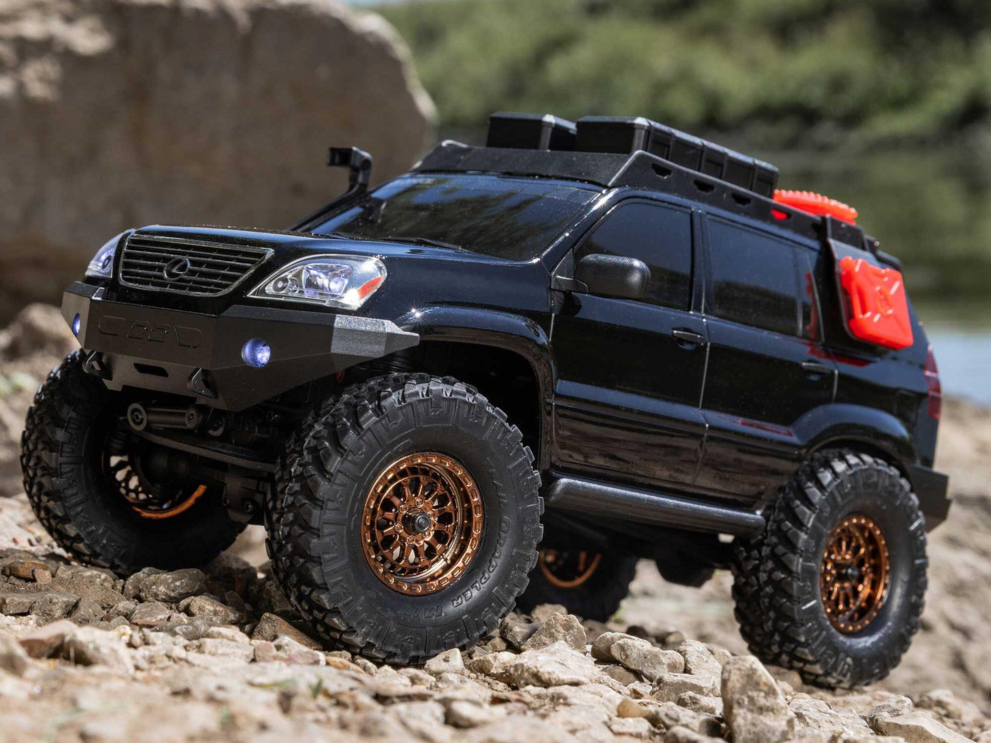 1/24 SCX24 Lexus GX 470 4WD Rock Crawler RTR Black