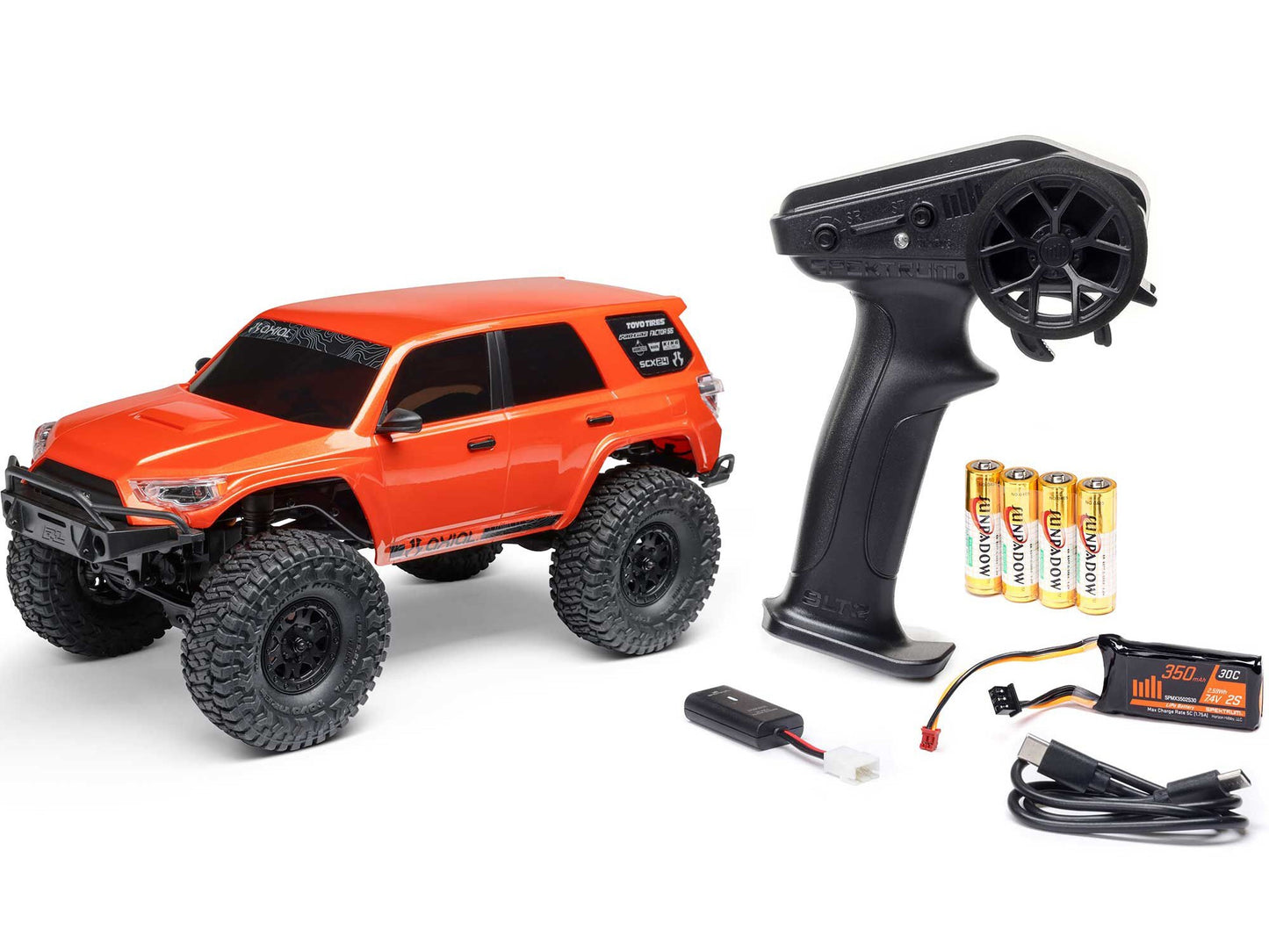 1/24 SCX24 Toyota 4Runner 4X4 Rock Crawler RTR Orange