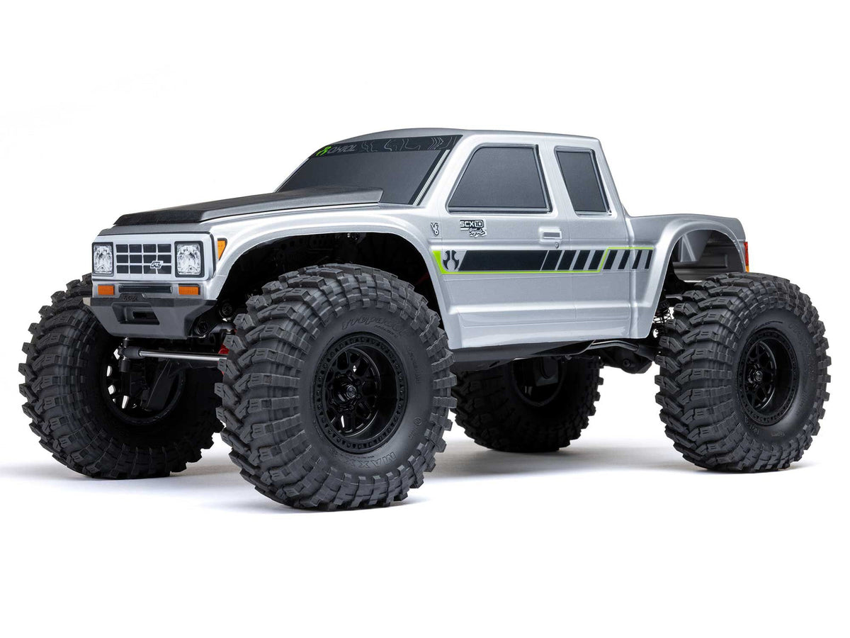 1/10 SCX10 III Coyote 4X4 RTR Brushed Rock Crawler, Silver