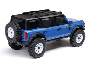 1/30 SCX30 Ford Bronco 4X4 RTR Rock Crawler Blue