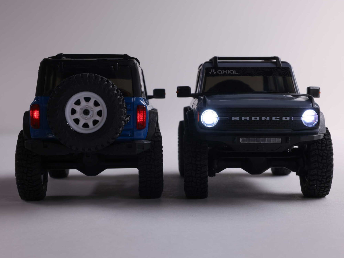 1/30 SCX30 Ford Bronco 4X4 RTR Rock Crawler Blue