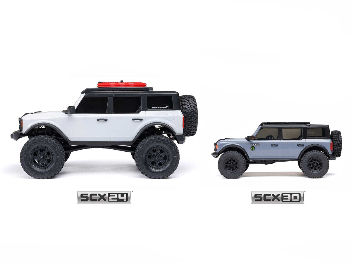 1/30 SCX30 Ford Bronco 4X4 RTR Rock Crawler Blue