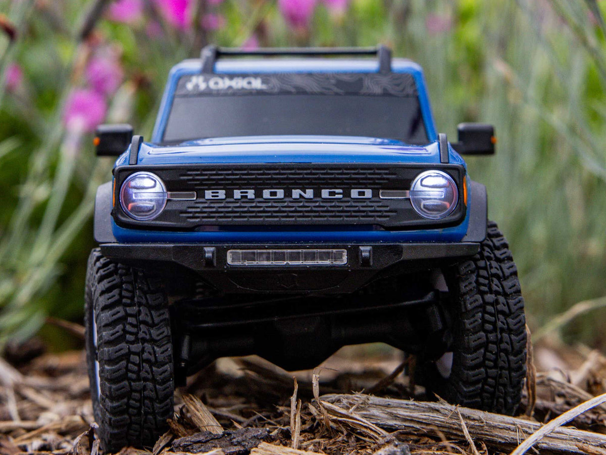 1/30 SCX30 Ford Bronco 4X4 RTR Rock Crawler Blue