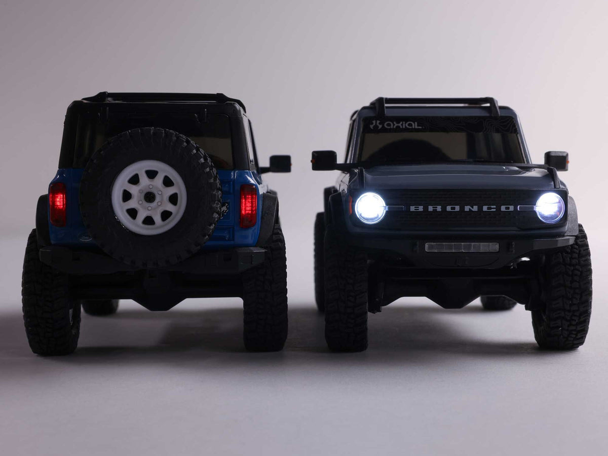 1/30 SCX30 Ford Bronco 4X4 RTR Rock Crawler Grey