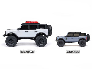 1/30 SCX30 Ford Bronco 4X4 RTR Rock Crawler Grey