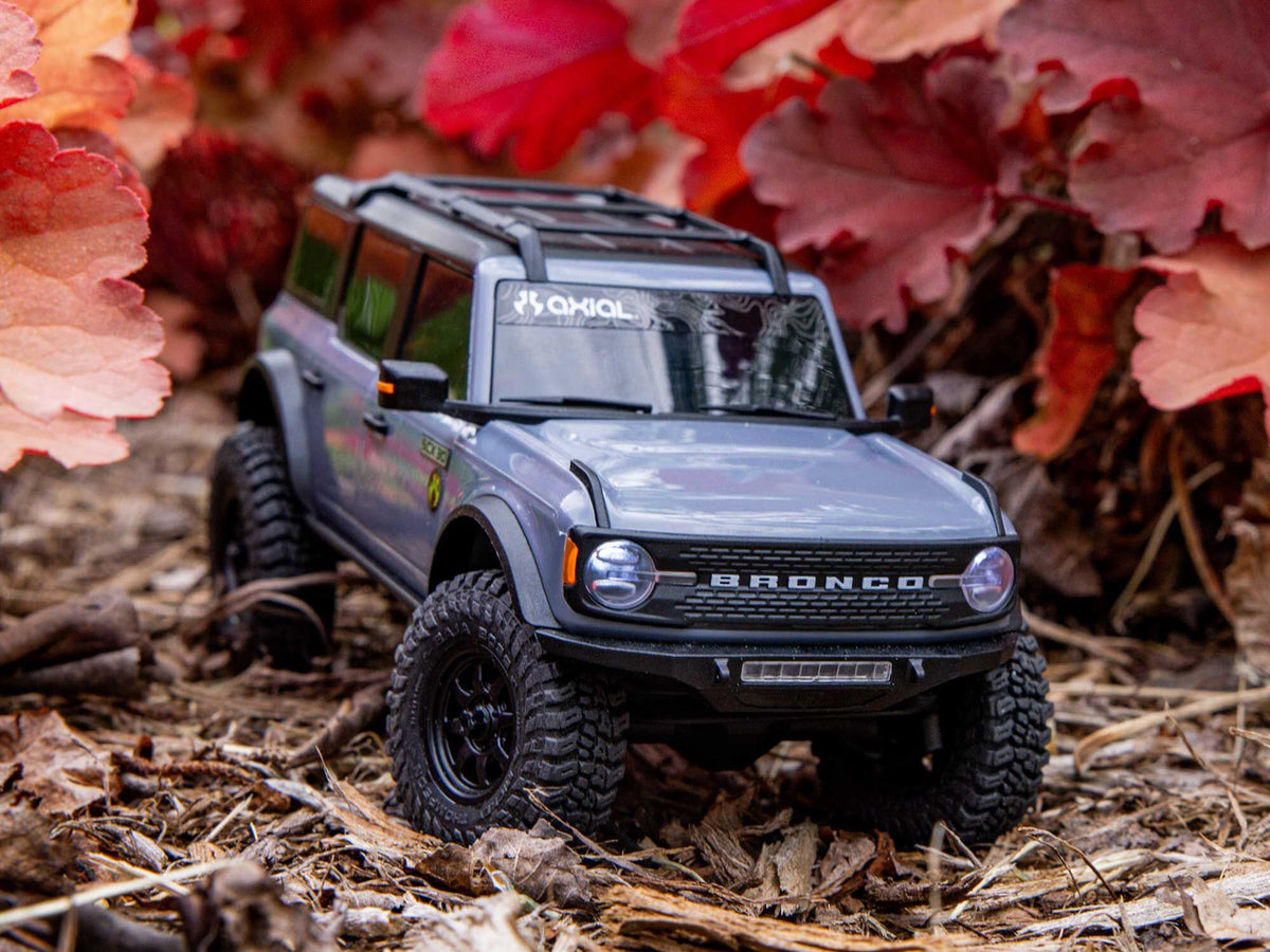 1/30 SCX30 Ford Bronco 4X4 RTR Rock Crawler Grey