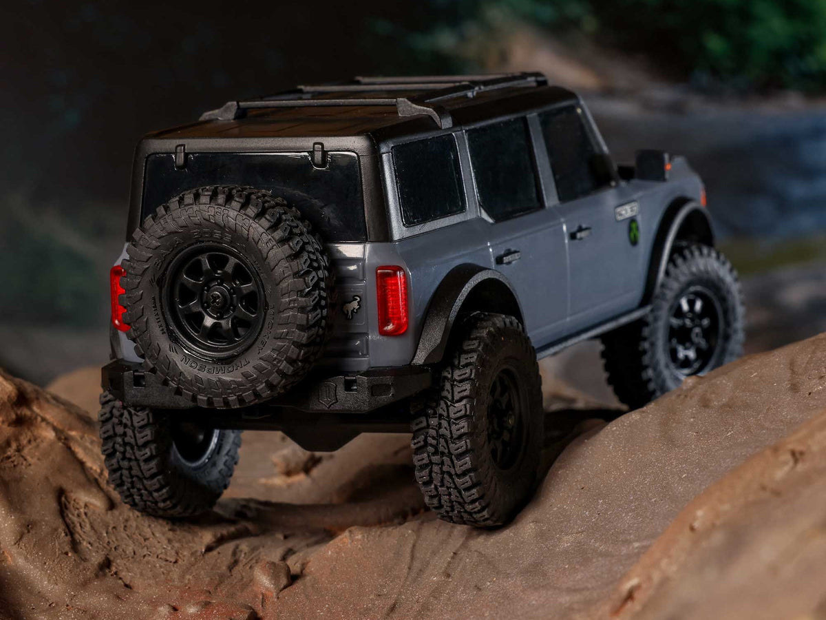 1/30 SCX30 Ford Bronco 4X4 RTR Rock Crawler Grey