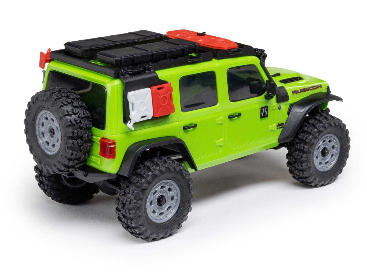 1/30 SCX30 Jeep Wrangler JLU 4X4 RTR Rock Crawler Green