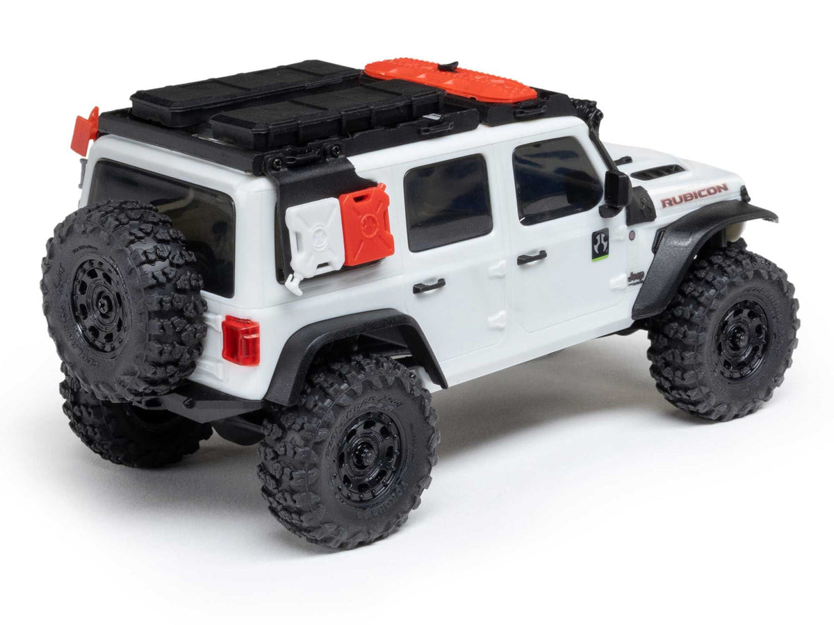 1/30 SCX30 Jeep Wrangler JLU 4X4 RTRRock Crawler White