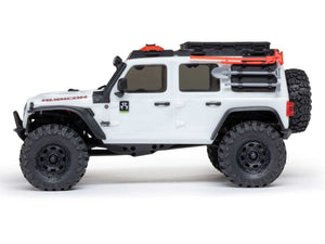 1/30 SCX30 Jeep Wrangler JLU 4X4 RTRRock Crawler White