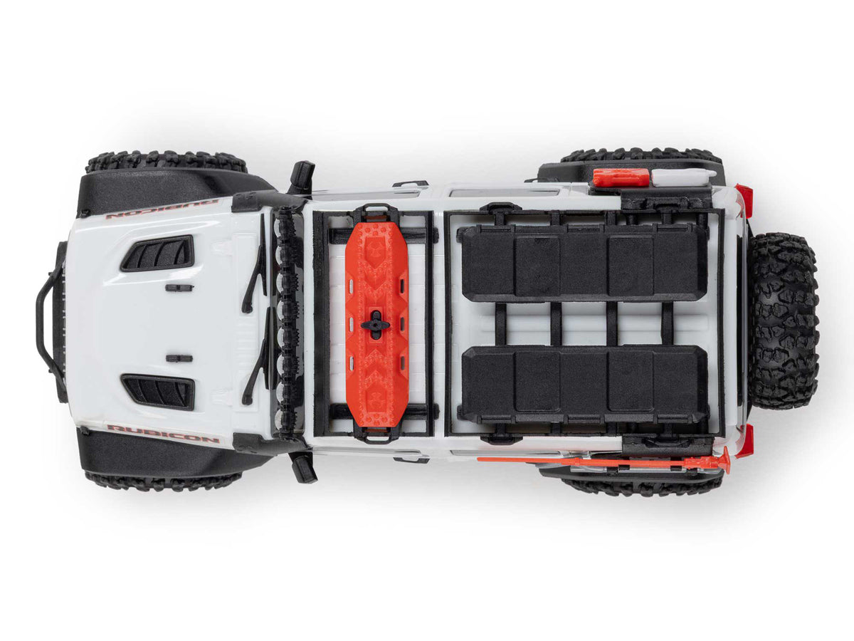 1/30 SCX30 Jeep Wrangler JLU 4X4 RTRRock Crawler White