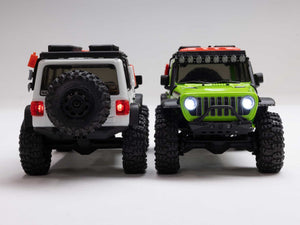 1/30 SCX30 Jeep Wrangler JLU 4X4 RTRRock Crawler White