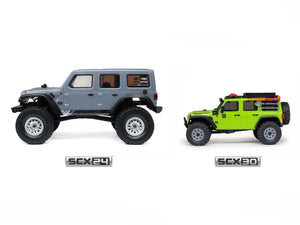 1/30 SCX30 Jeep Wrangler JLU 4X4 RTRRock Crawler White