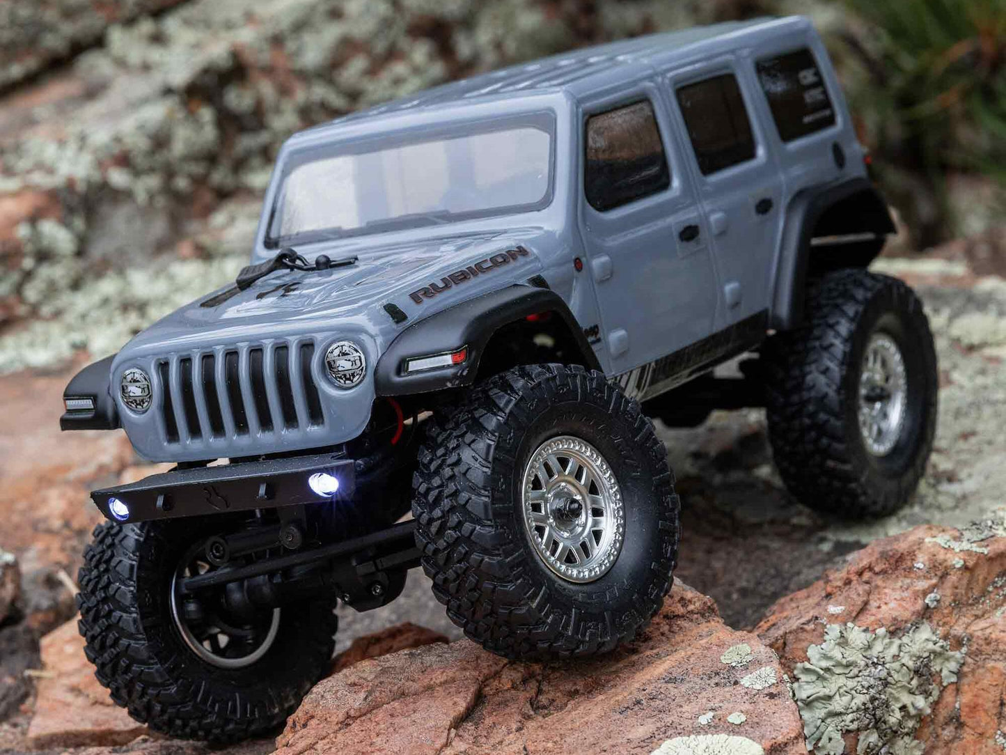1/24 SCX24 Jeep Wrangler JLU 4WD Rock Crawler RTR Grey