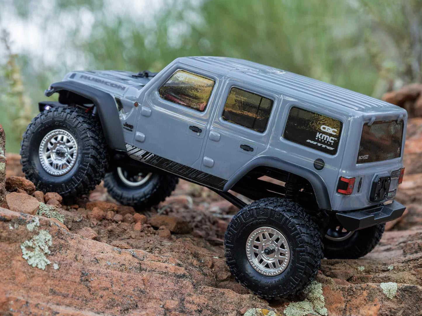 1/24 SCX24 Jeep Wrangler JLU 4WD Rock Crawler RTR Grey