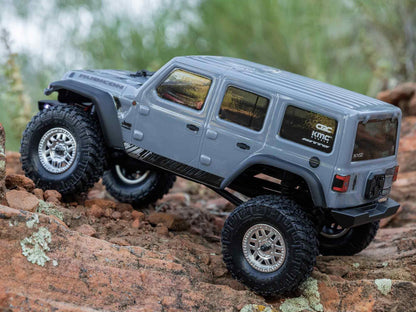 1/24 SCX24 Jeep Wrangler JLU 4WD Rock Crawler RTR Grey