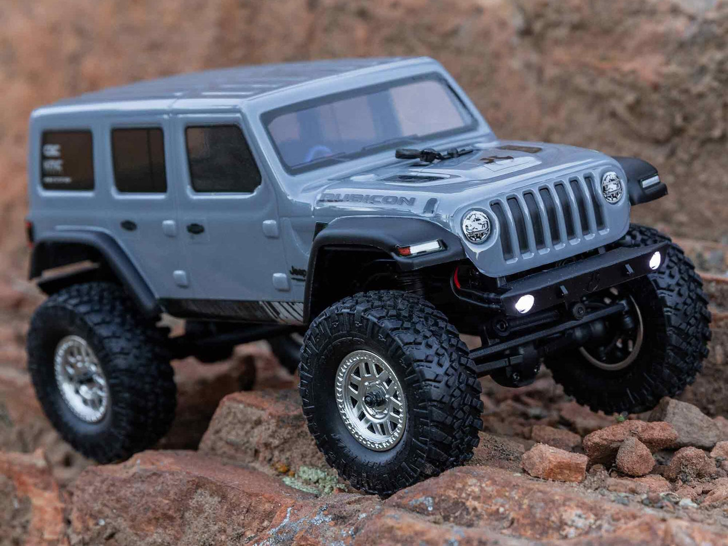1/24 SCX24 Jeep Wrangler JLU 4WD Rock Crawler RTR Grey