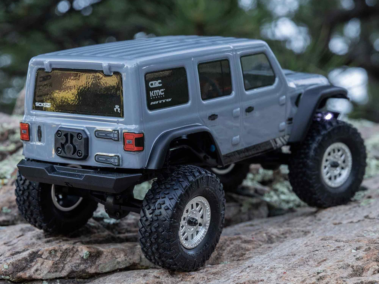 1/24 SCX24 Jeep Wrangler JLU 4WD Rock Crawler RTR Grey