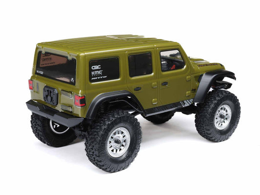 1/24 SCX24 Jeep Wrangler JLU 4WD Rock Crawler RTR Green - RC Hobby Product